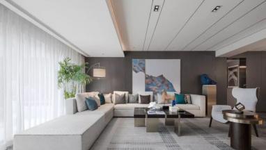 【建E公众号】首发|436㎡现代奢华叠拼别墅，打造摩登都市的优雅格调！